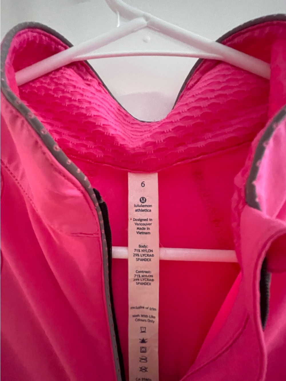 lululemon athletica Paceline jacket pinkelicious size 6 zip up. - Picture 2 of 7